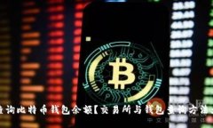 如何查询比特币钱包余额？交易所与钱包查询方